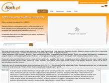 Tablet Screenshot of kork.pl